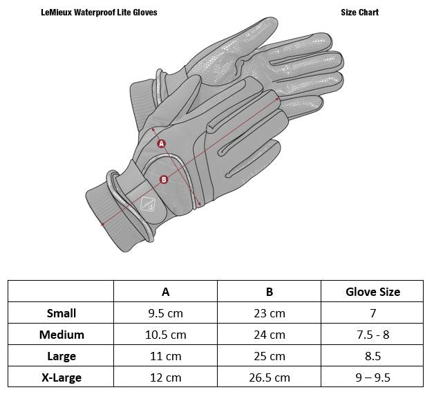 LeMieux ProTouch Waterproof Lite Riding Gloves