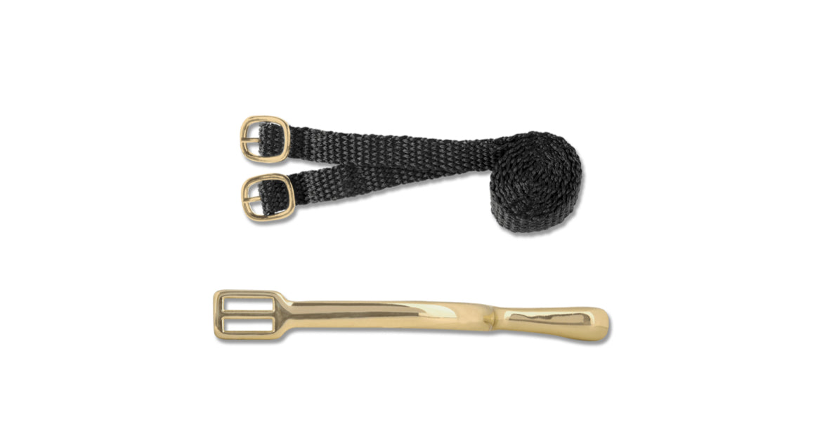 Waldhausen Gold Spurs with Straps