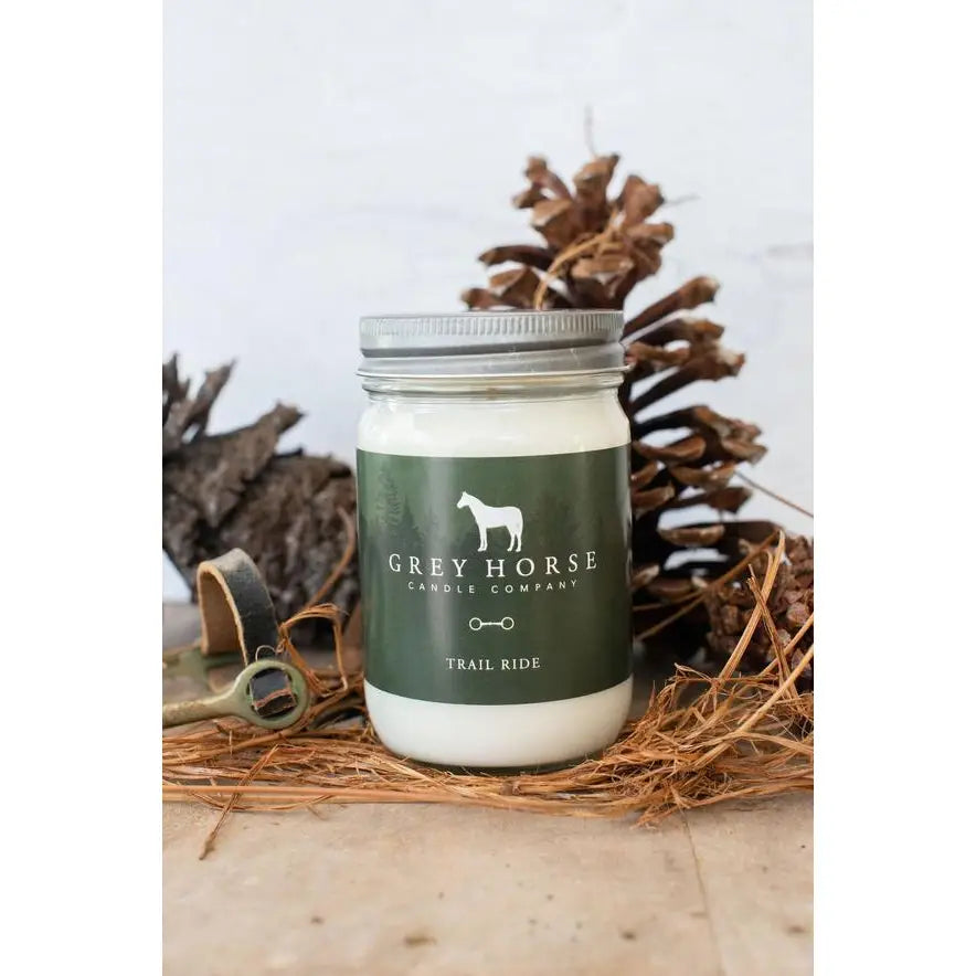 Grey Horse Candles