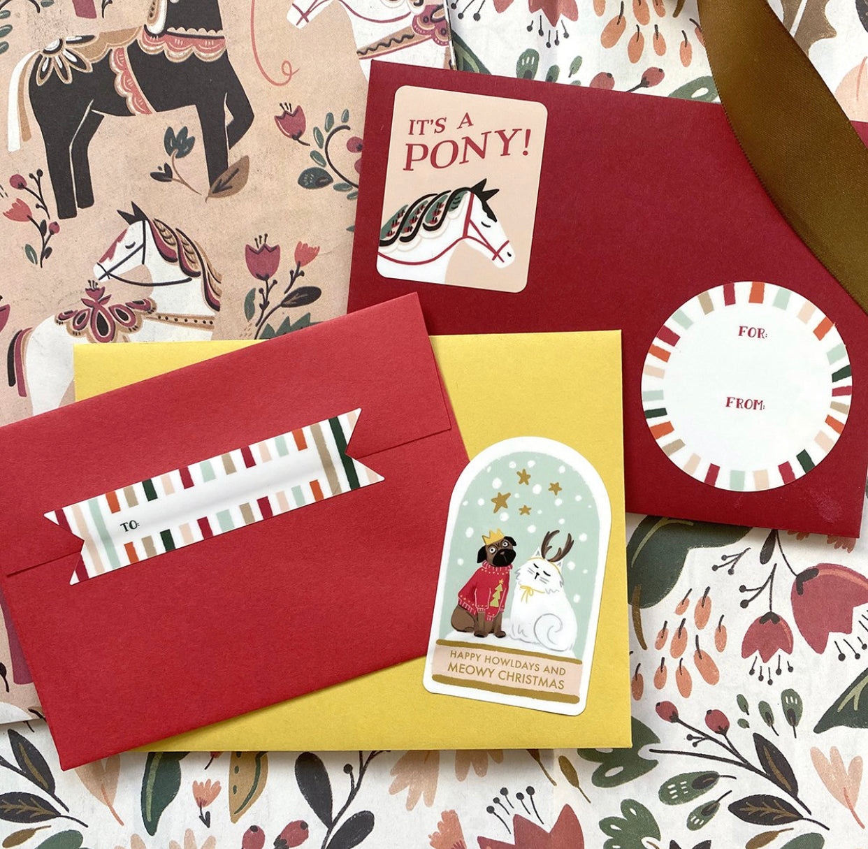 Paper Pony Co. Christmas Stickers