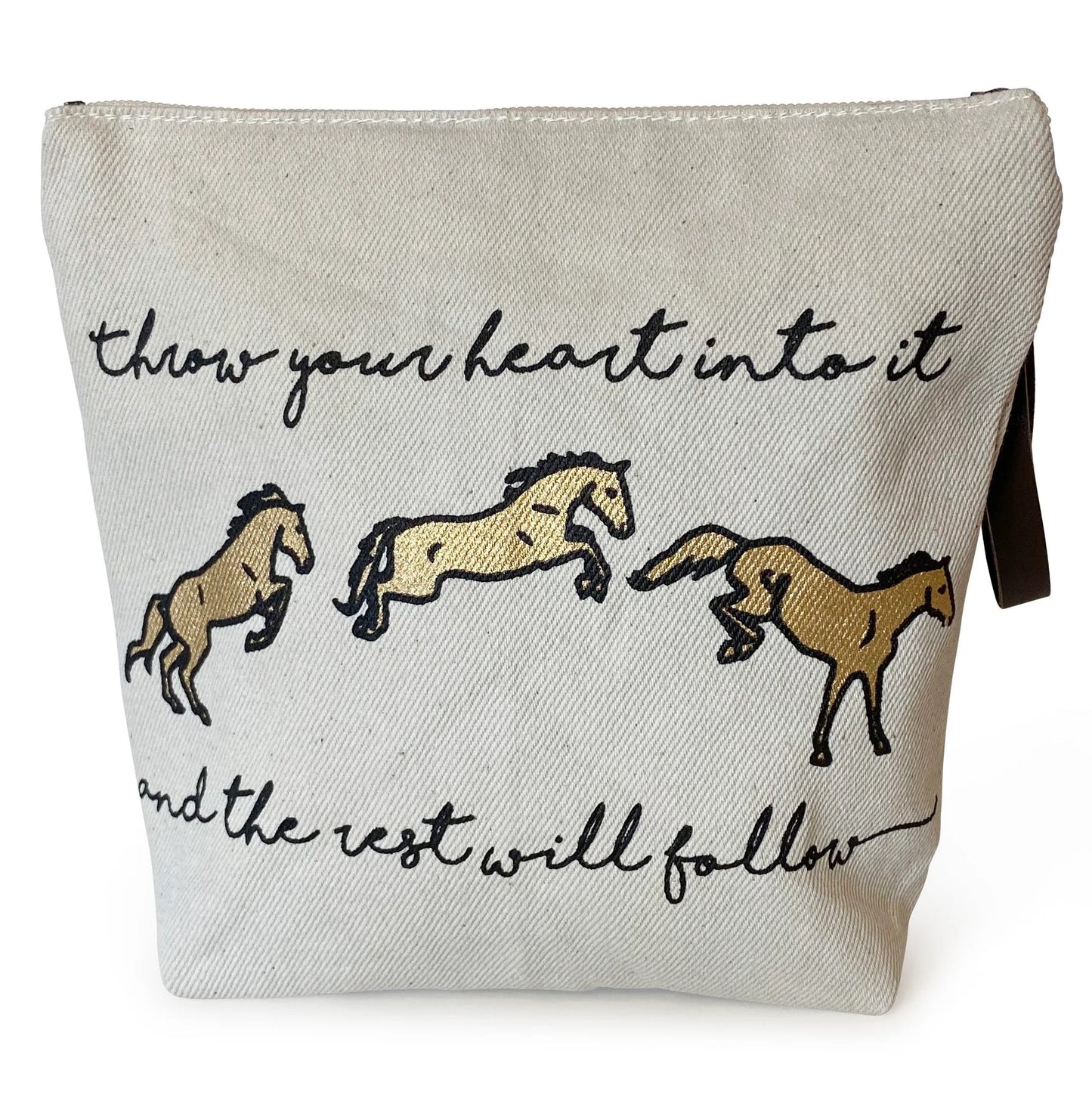 Spiced Equestrian Makeup Bags