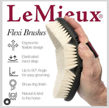 Load image into Gallery viewer, LeMieux Flexi Goat Hair Body Brush