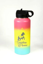 Load image into Gallery viewer, Spiced Equestrian Sunshine &amp; Ponies Water Bottle