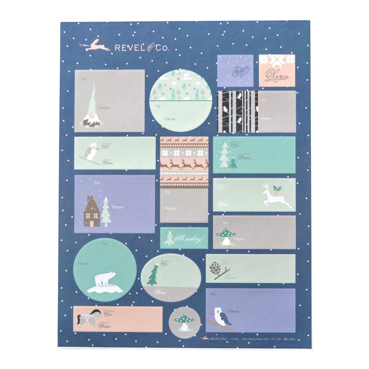 Revel & Co. Holiday Tags