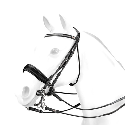Equipe Patent Rolled Bridle