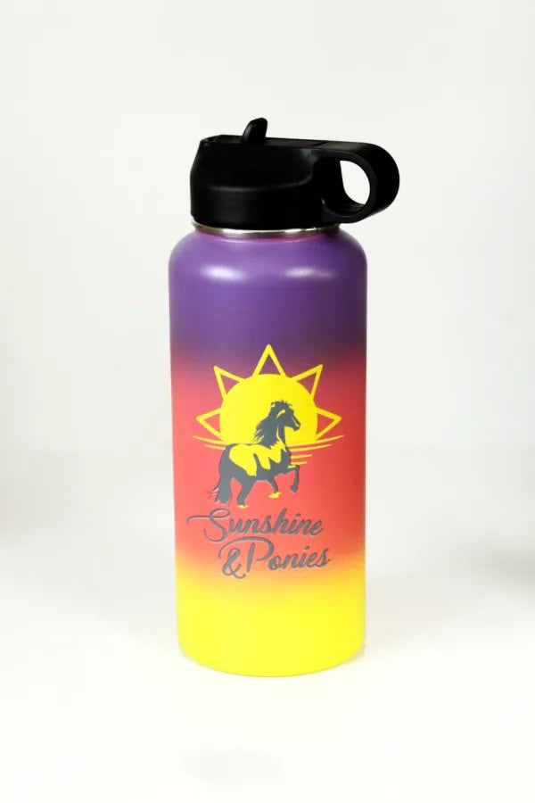 Spiced Equestrian Sunshine & Ponies Water Bottle