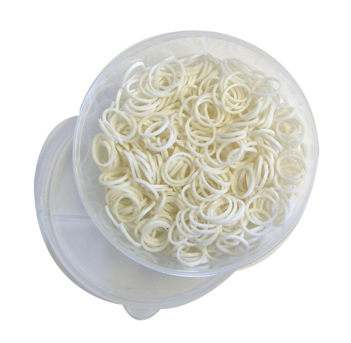 Rubber Braiding Bands Tub - 500pcs