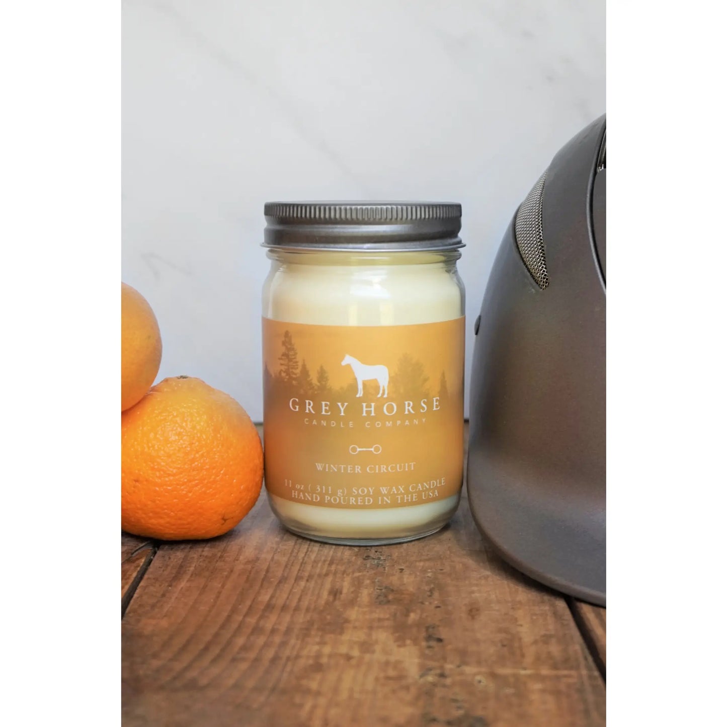 Grey Horse Candles