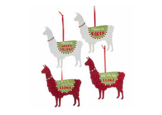 Llama Sayings Ornaments