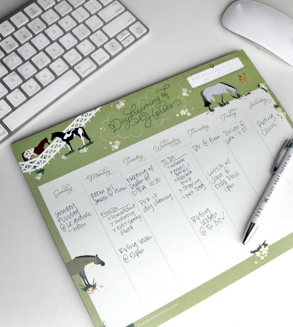 Hunt Seat Paper Co. Daydreaming Weekly Planner