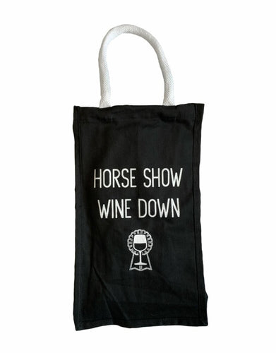 Spiced Horse Show Wine Down Wine Tote