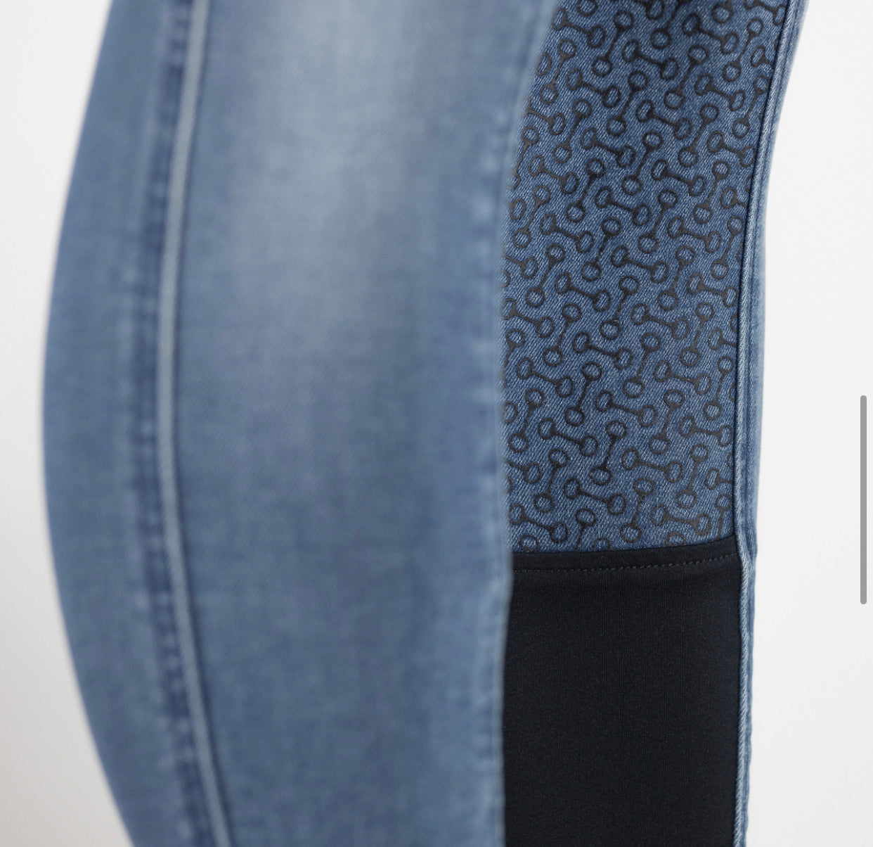 Horze Kaia Denim Full Seat Breeches