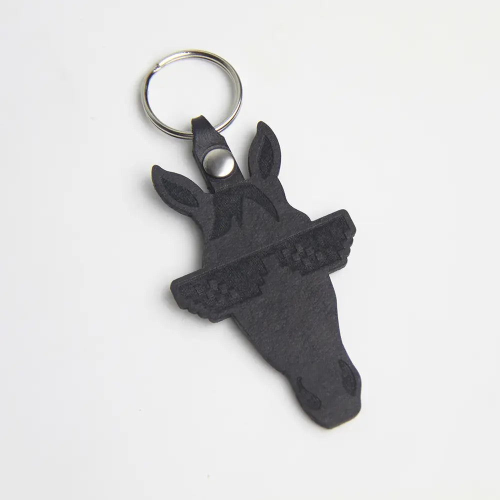 Hunt Seat Paper Co. Leather Keychain