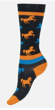 Load image into Gallery viewer, Horze Kid&#39;s Jacquard Knit Riding Socks